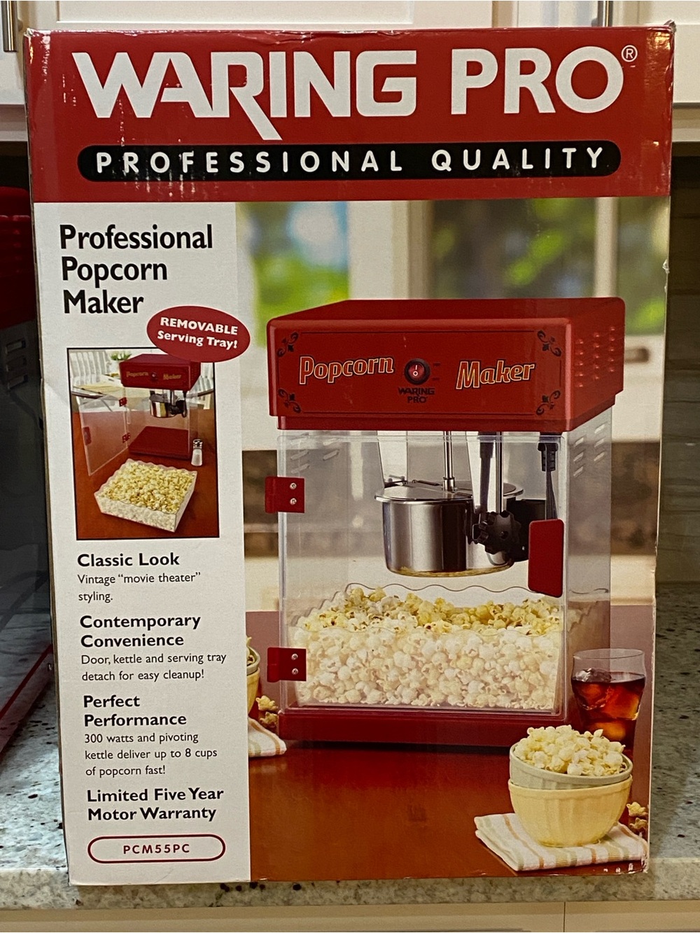Waring Pro Countertop Popcorn Maker Countertop Machine WPM25 - Picture 5 of 12